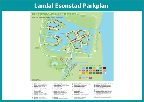 // Landal Esonstad Karte mit allen Ferienhäusern und Einrichtungen // Landal Esonstad Karte mit allen Ferienhäusern und Einrichtungen
