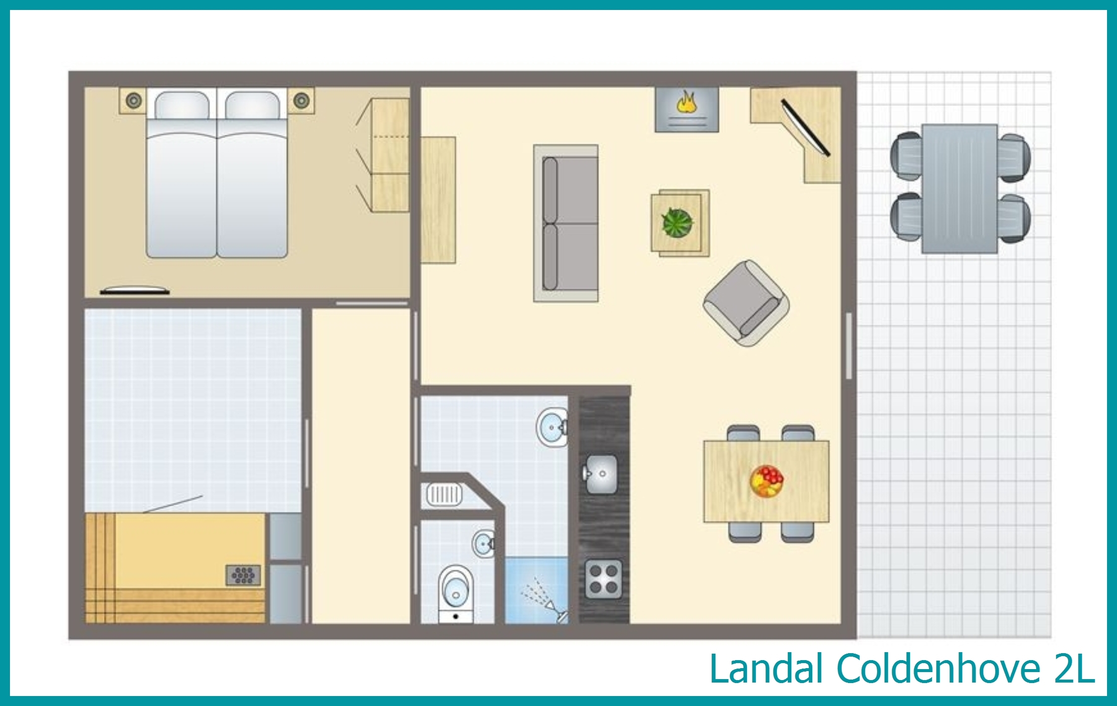 2-Personen-Ferienhaus 2L in Coldenhove