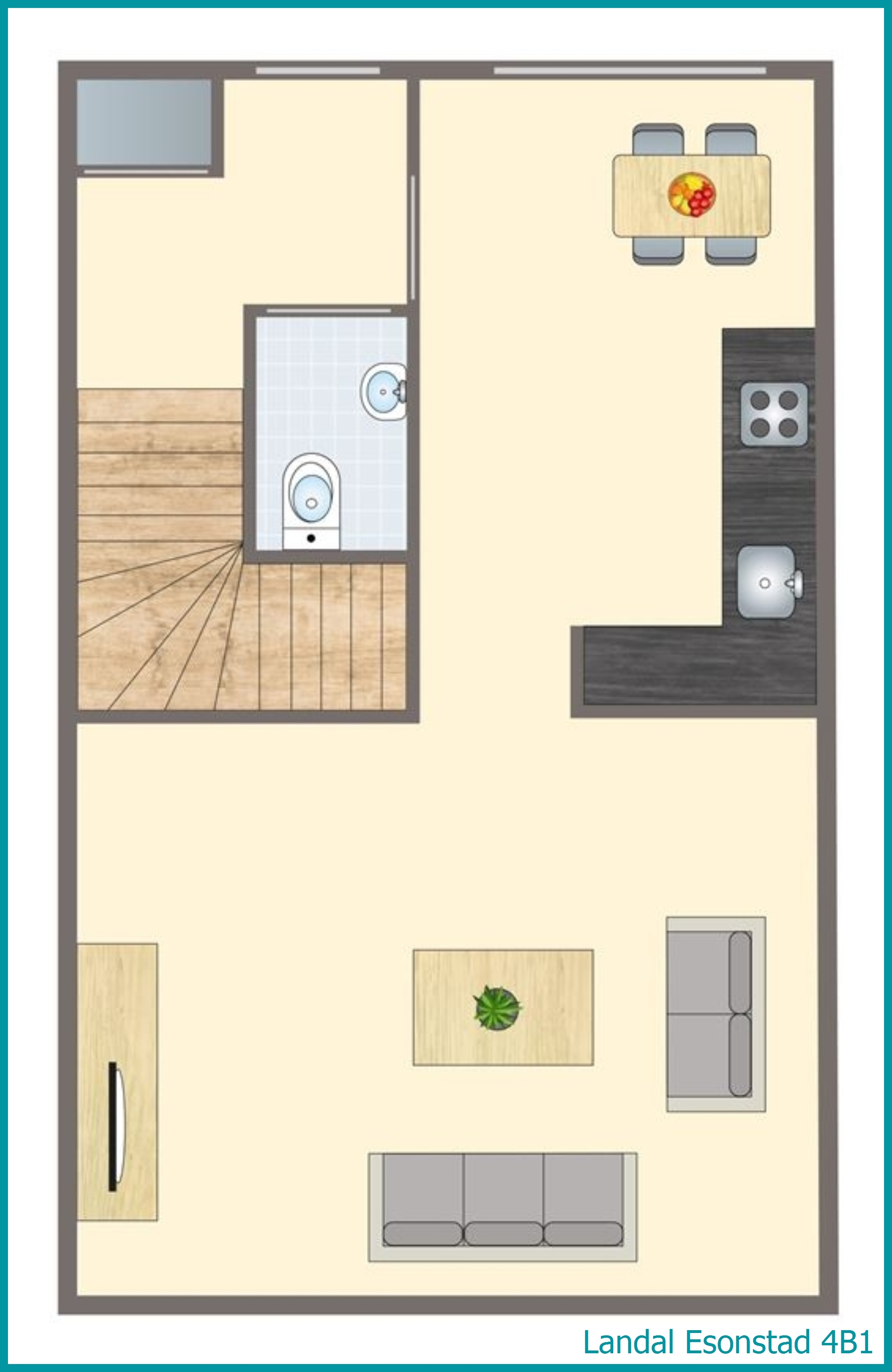 4-Personen-Maisonette 4B1 in Esonstad