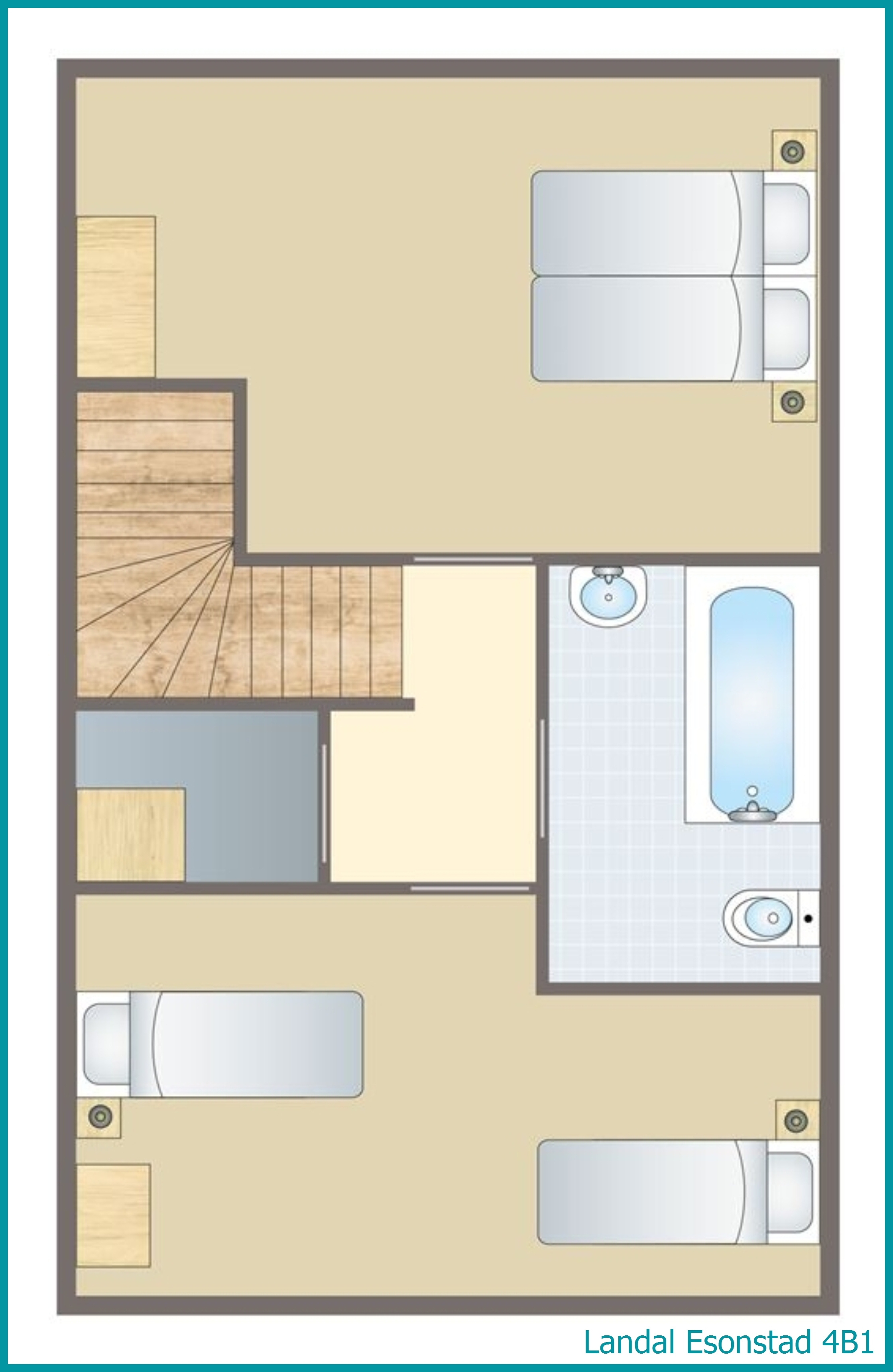 4-Personen-Maisonette 4B1 in Esonstad