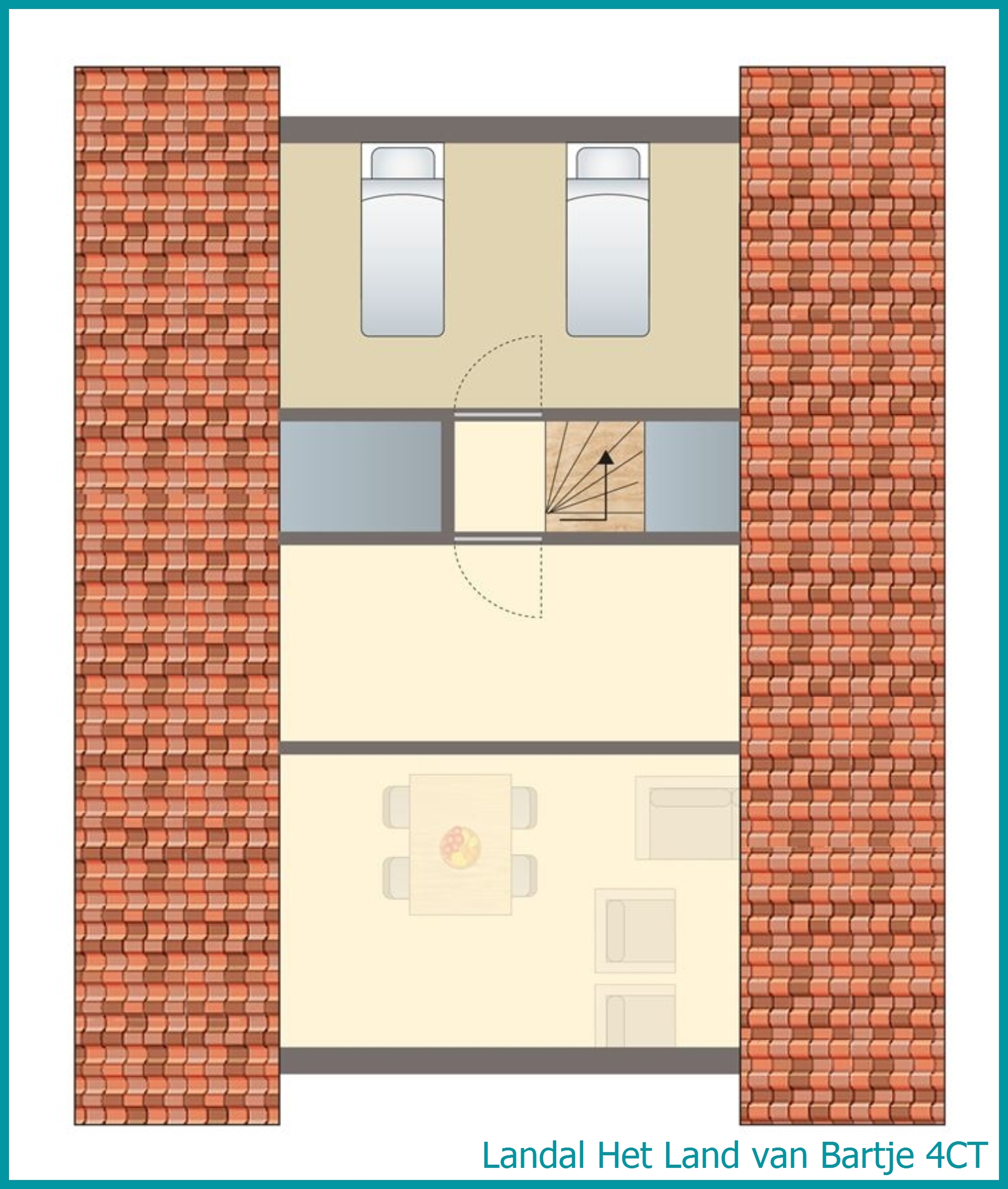 4-Personen-Ferienhaus 4CT in Het Land van Bartje