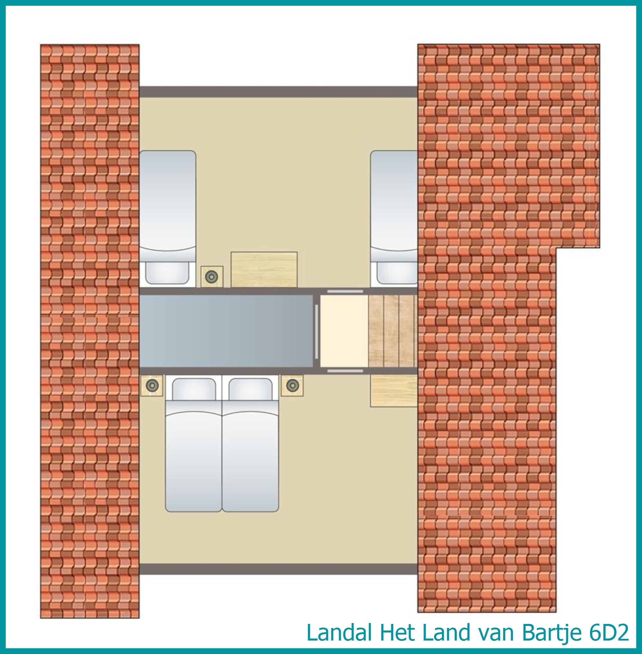 6-Personen-Landhaus 6D2 in Het Land van Bartje