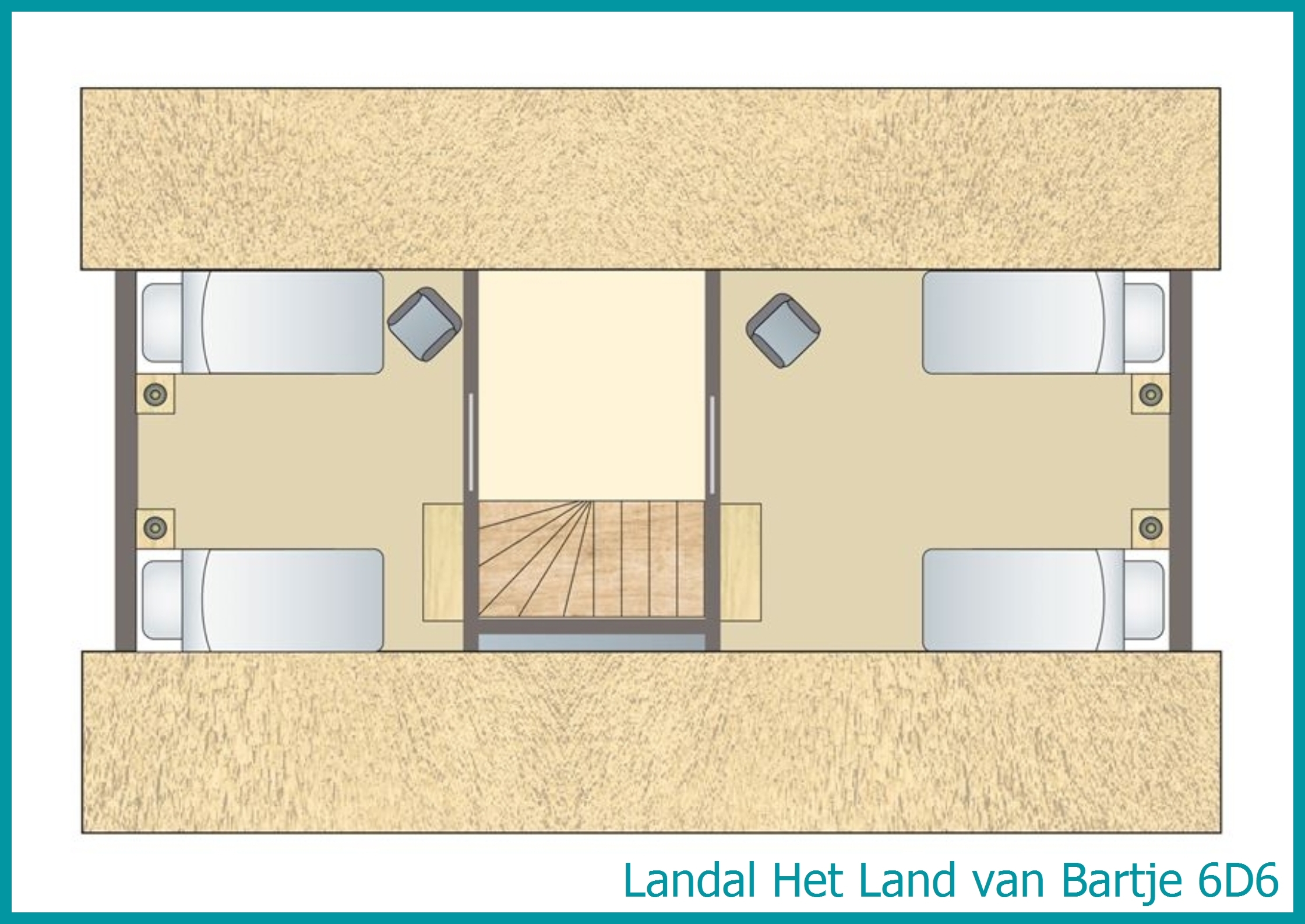 6-Personen-Bauernhaus 6D6 in Het Land van Bartje