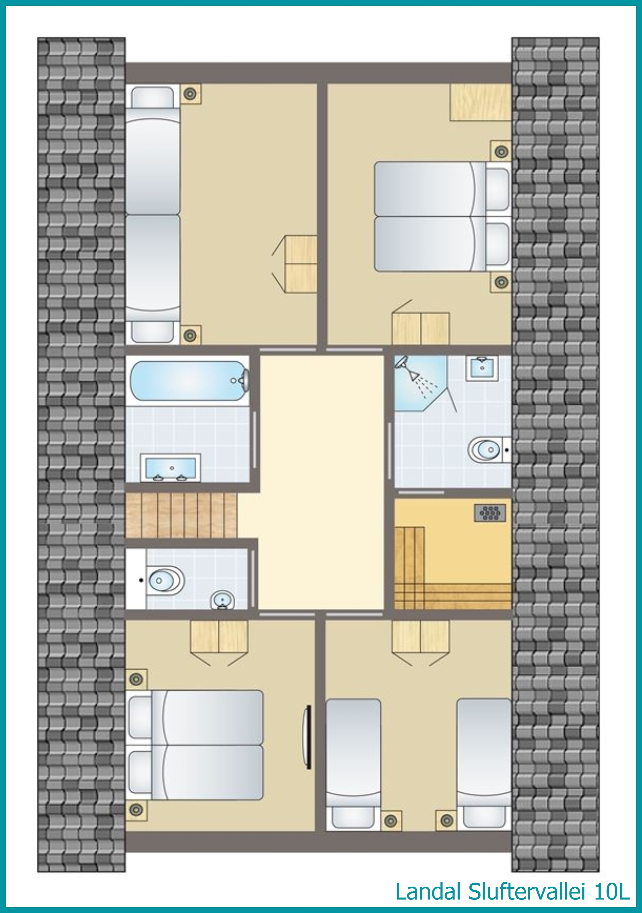 10-Personen-Ferienhaus 10L in Sluftervallei