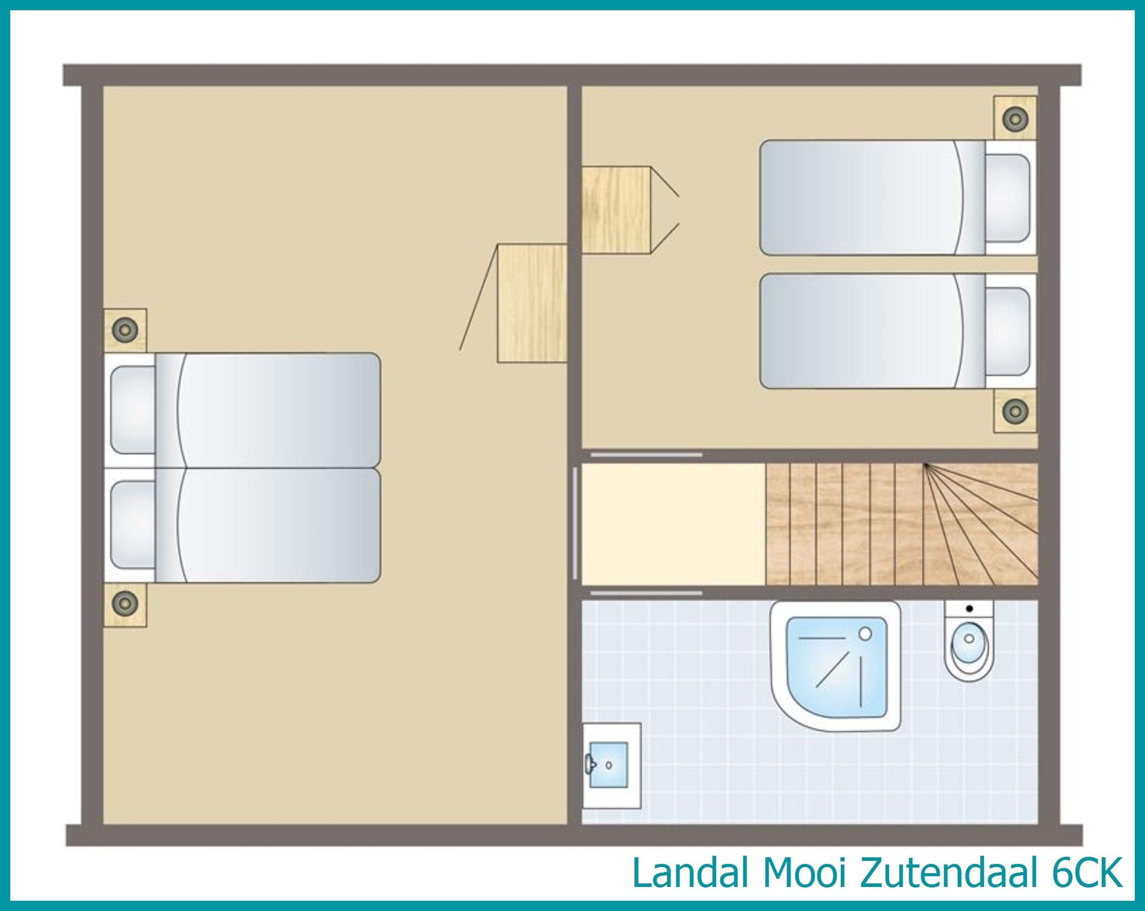 6-Personen-Kinder-Ferienhaus 6CK in Mooi Zutendaal