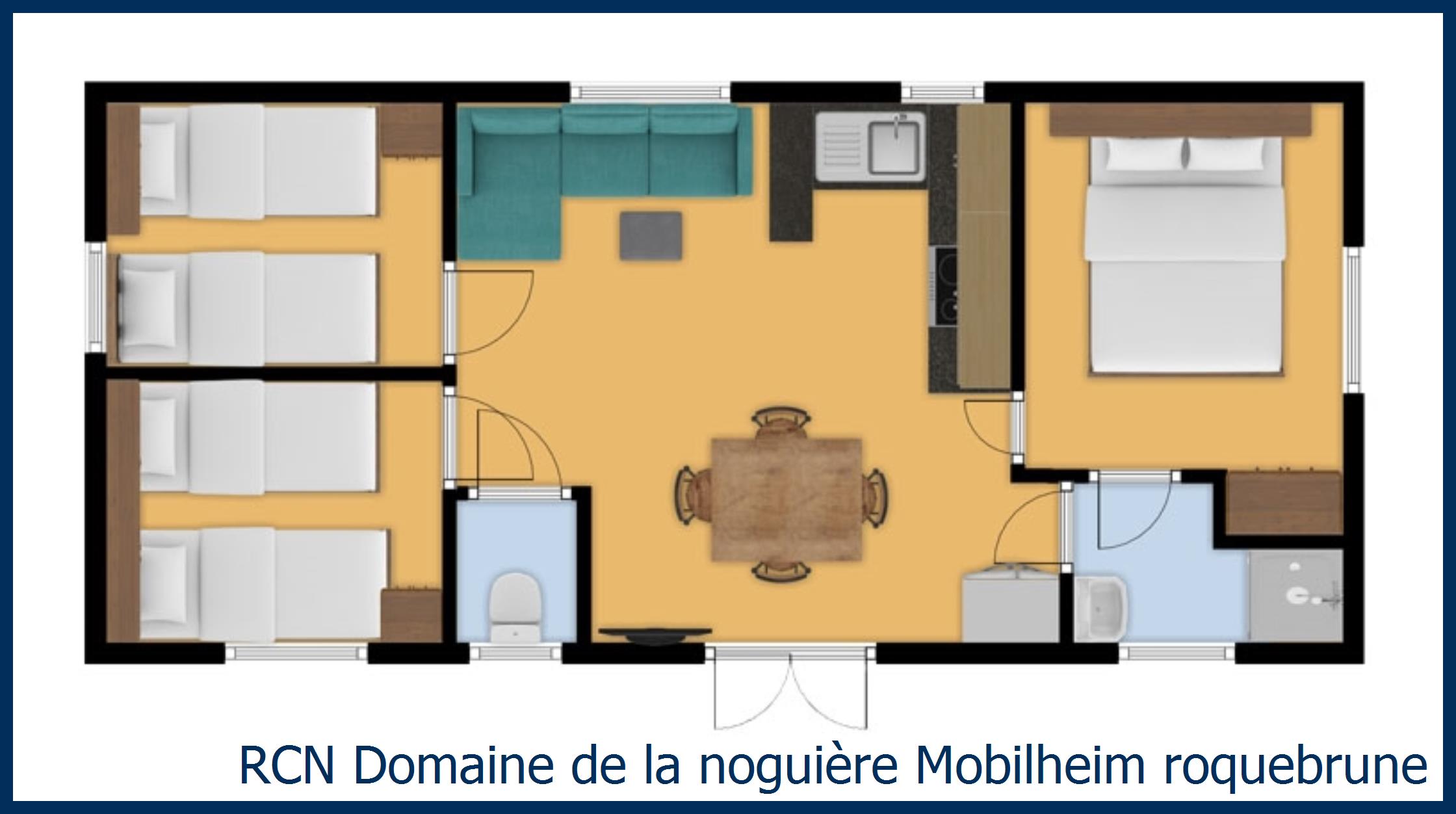 Kindermobilheim Mobilheim roquebrune in Domaine de la Noguière