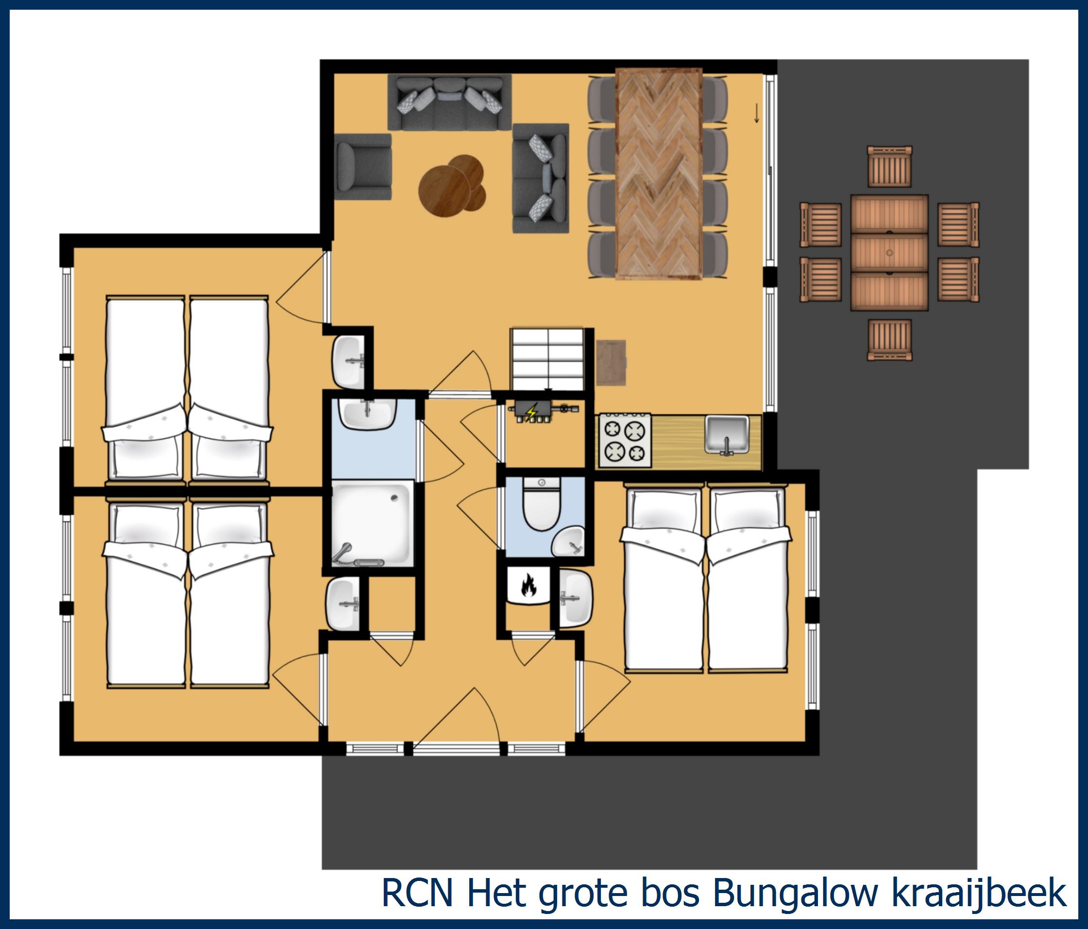 Ferienhaus Kraaijbeek in Het Grote Bos