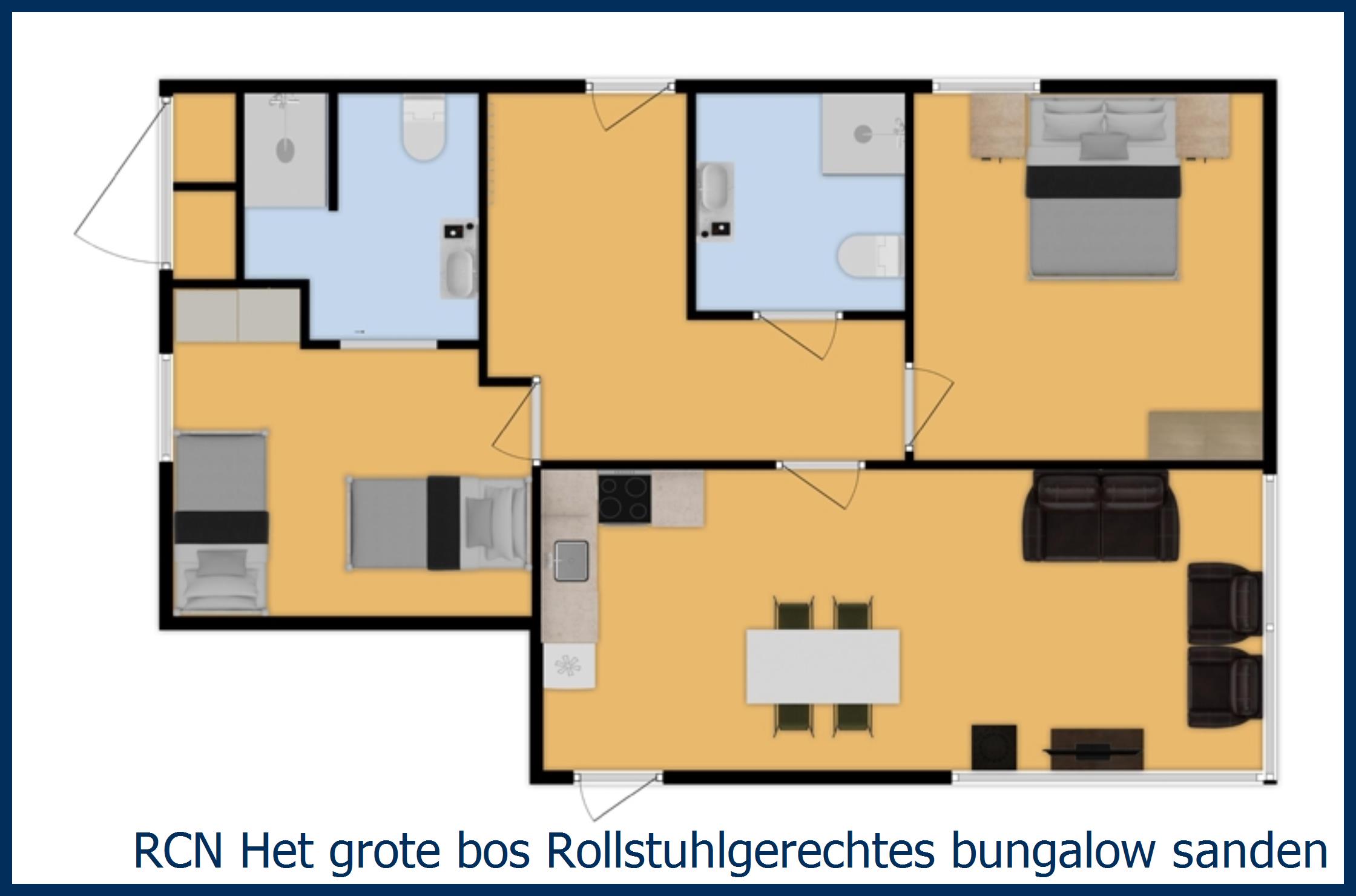 Ferienhaus Rollstuhlgerechtes sandenburg in Het Grote Bos