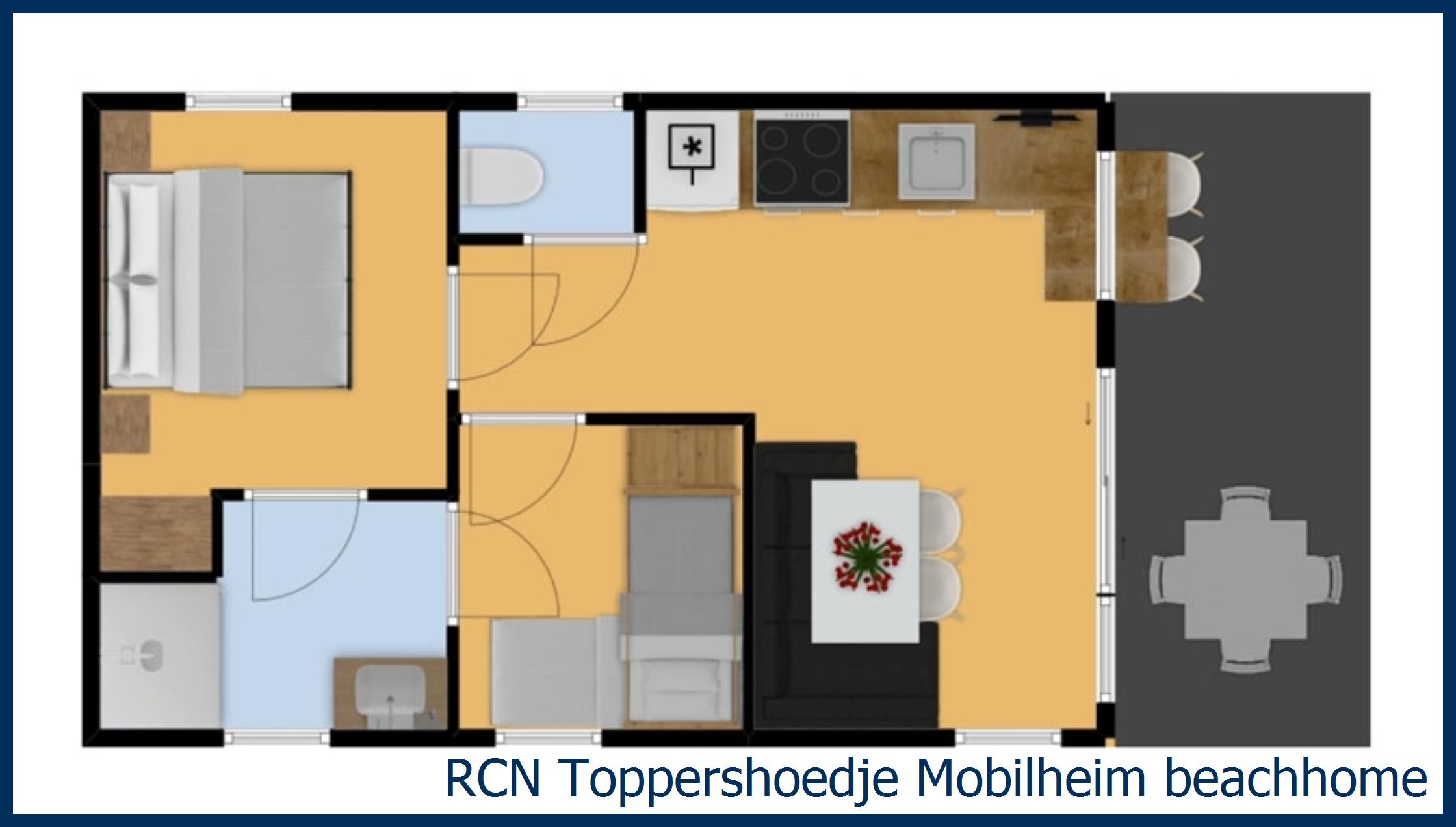 Kindermobilheim Mobilheim Beachhome in Toppershoedje
