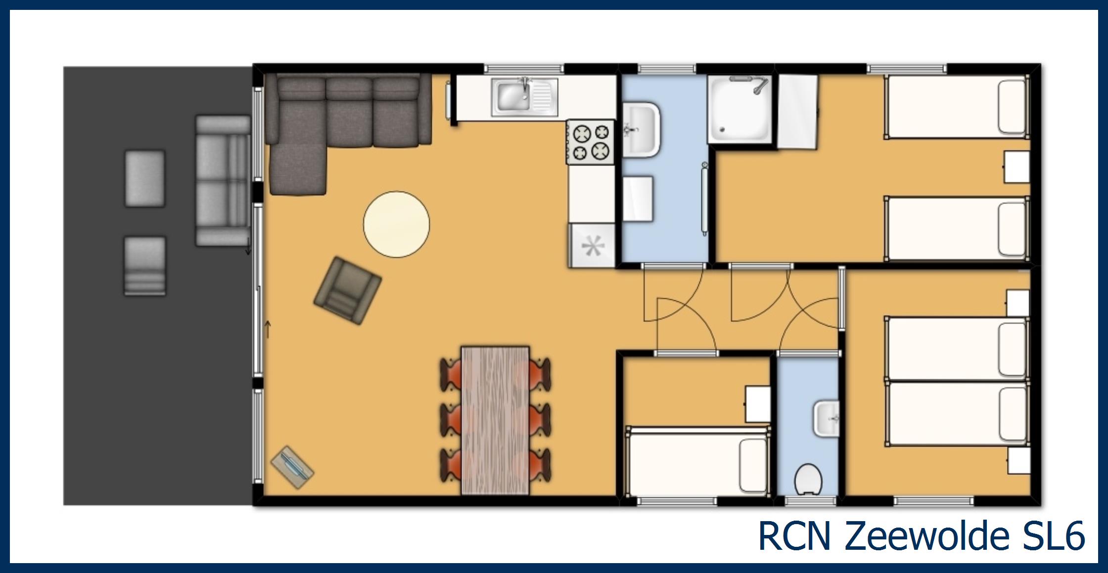 Chalet strandzicht SL6 in Zeewolde