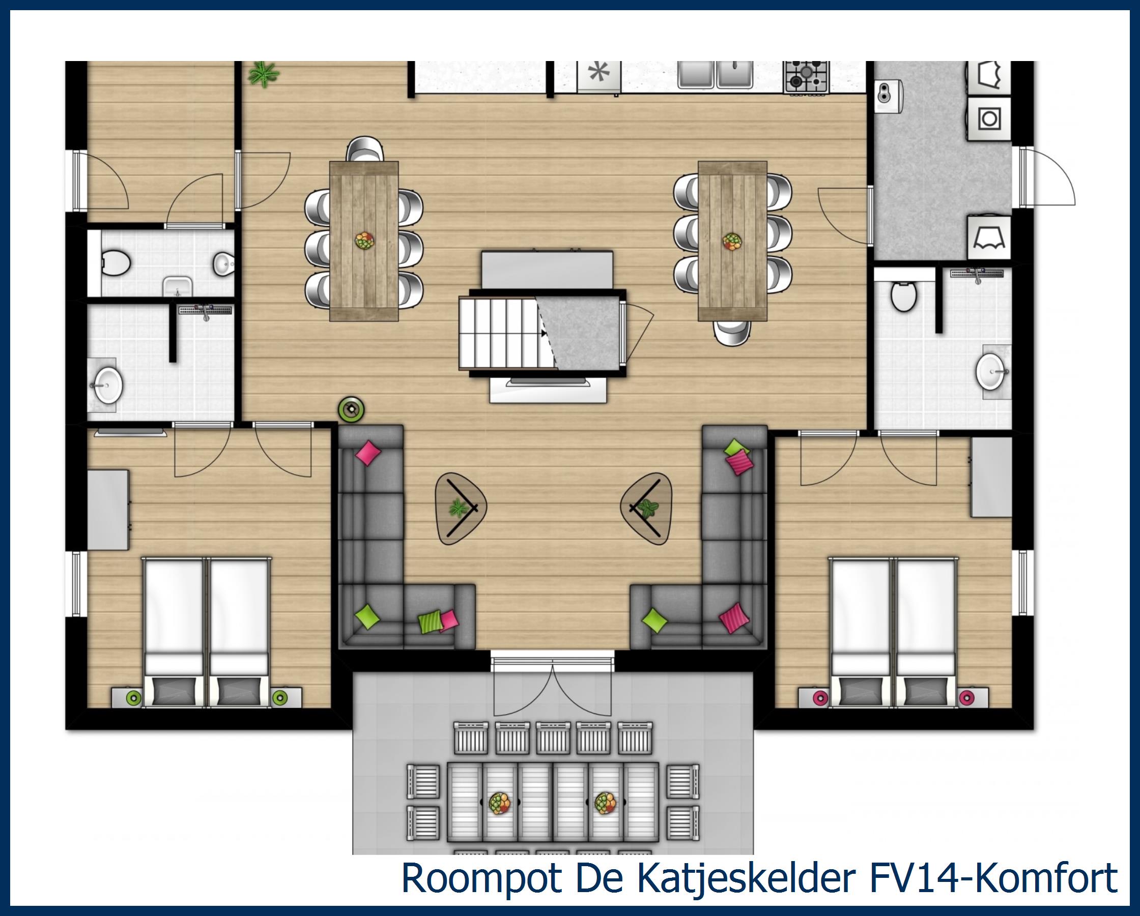 Bungalow FV14-Komfort in De Katjeskelder