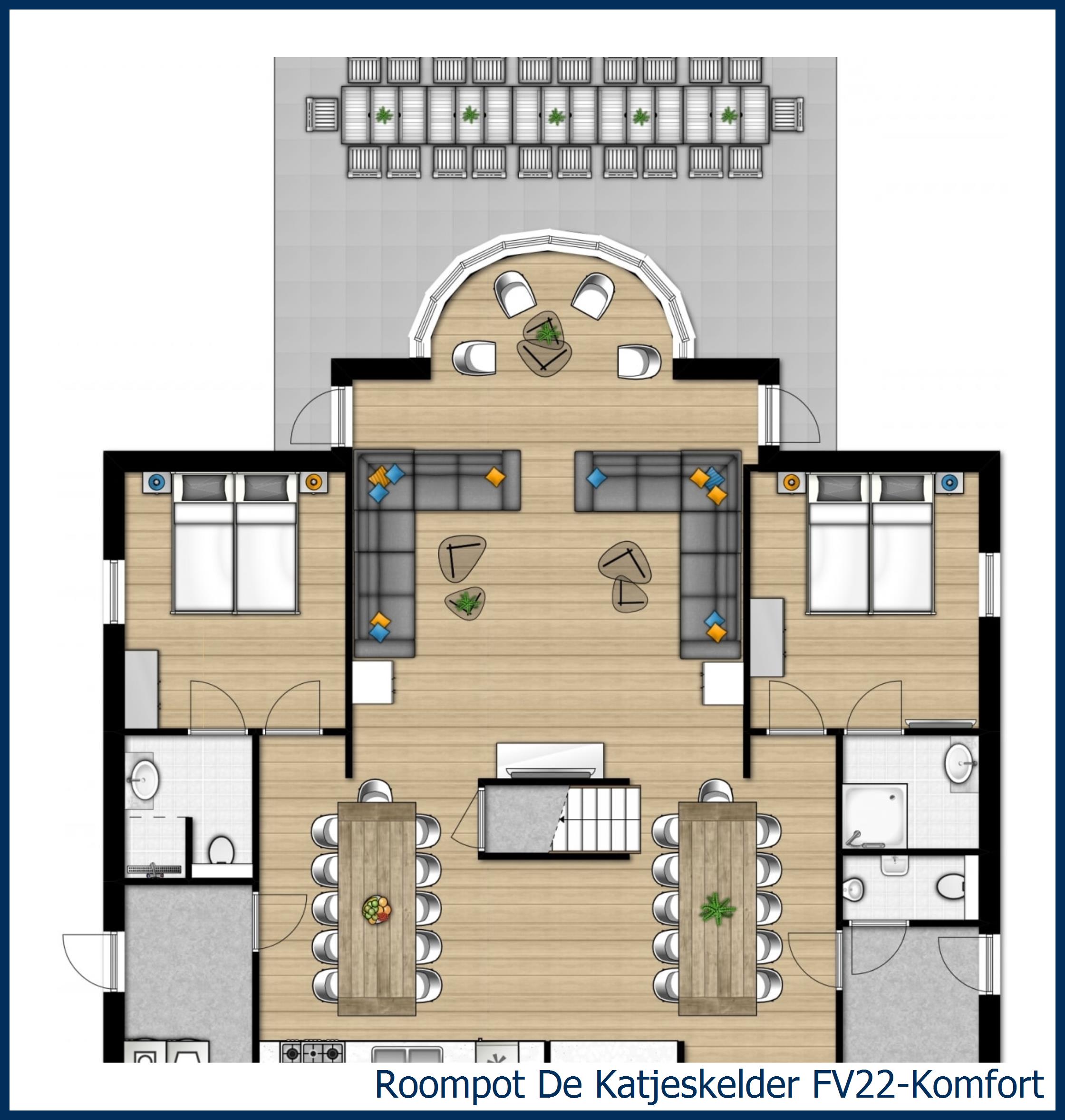 Bungalow FV22-Komfort in De Katjeskelder