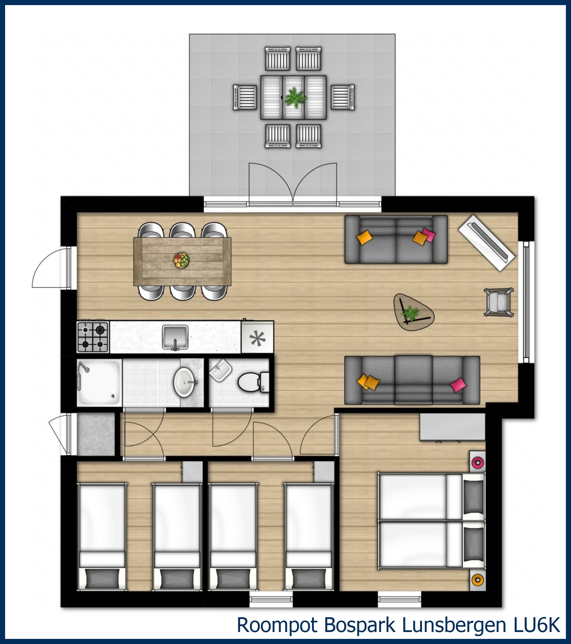 Chalet LU6K in Bospark Lunsbergen